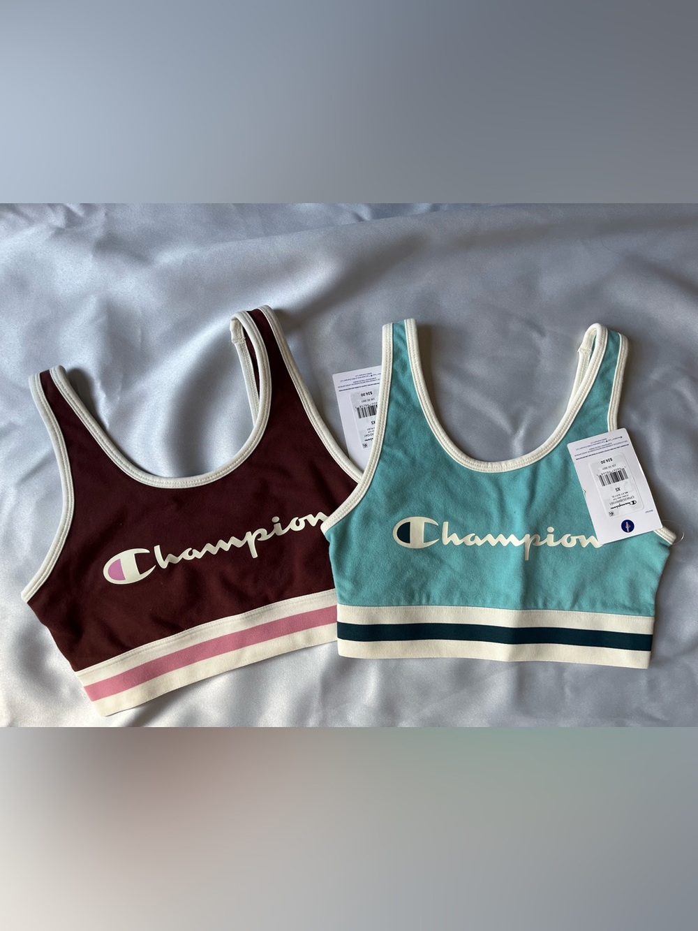 Set of 2 Champion Women's Iconic Bra Tops